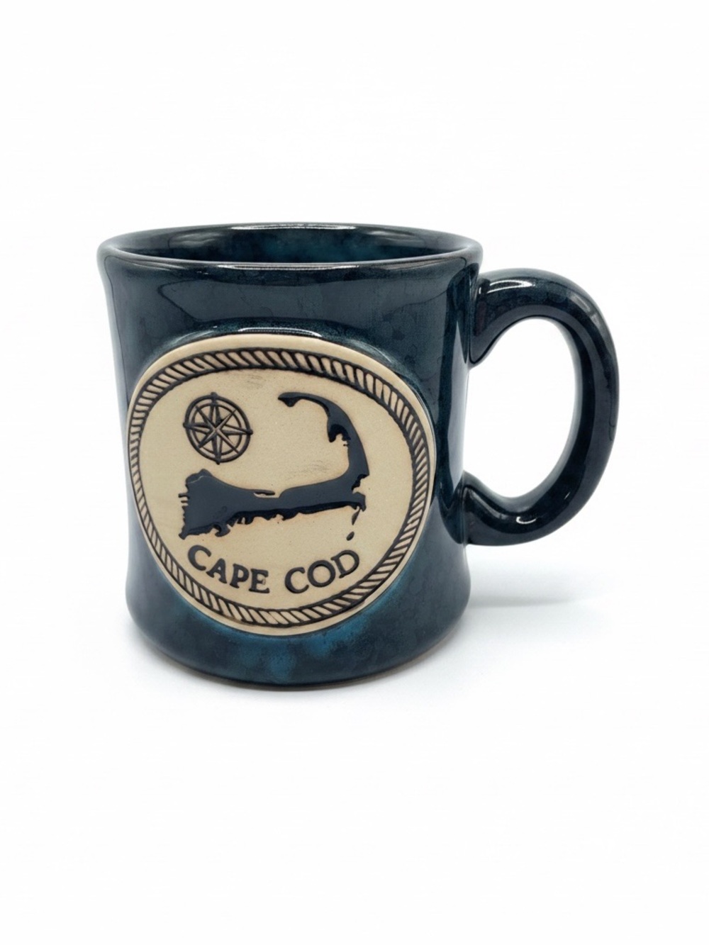 Cape Cod Blue Ceramic Coffee Mug Souvenir Pottery Mug